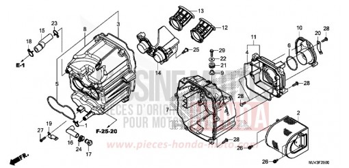 FILTRE A AIR CBR500RAF de 2015
